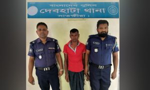 দেবহাটায় কেরেক্সসহ এক মাদক ব্যবসায়ী আটক