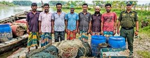 সুন্দরবনে বন বিভাগের যৌথ অভিযান আটক ৭